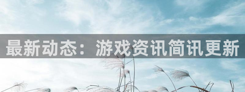 赢咖娱乐：最新动态：游戏资讯简讯更新