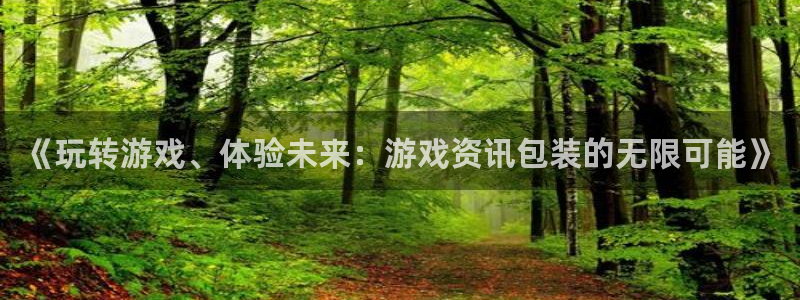 赢咖娱乐注册官方登录app：《玩转游戏、体验未来：游戏资讯包